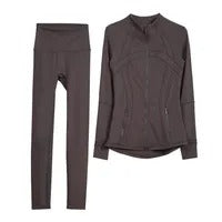 Women's Slim-Fit Zipper 2 Piece Set - Mldripanddrop