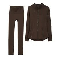 Women's Slim-Fit Zipper 2 Piece Set - Mldripanddrop