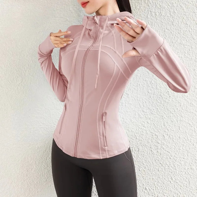 Women's Long Sleeve Slim-Fit Zipper - Mldripanddrop