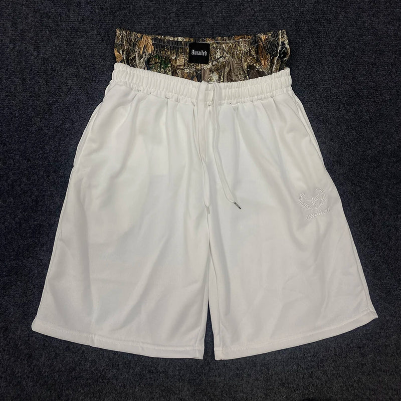 Spring/Summer Double Waist Shorts – Creative Unisex Street Style