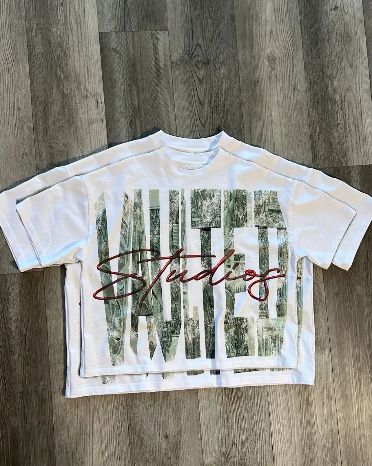 Oversized Letter Printing Loose Short T-shirt - Mldripanddrop