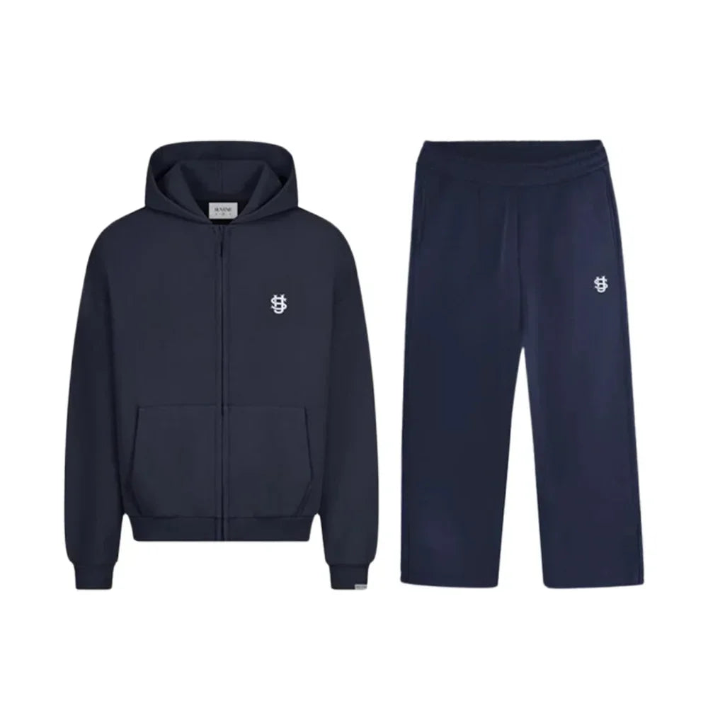 Loose Zipper Hoodie Suit - Mldripanddrop