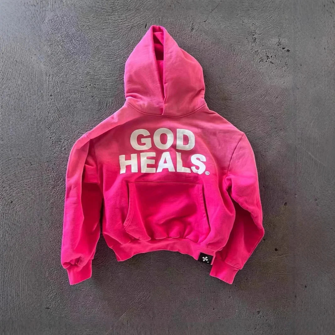 Long Sleeve Letter Hoodie Thickened Sweatshirt Hat Jacket - Mldripanddrop