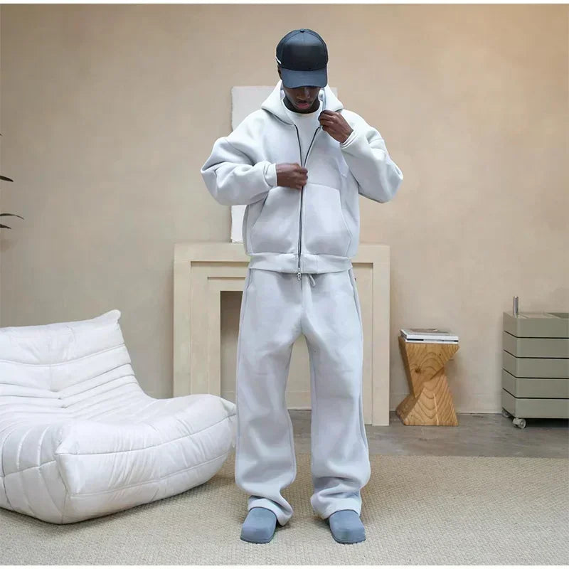 Retro Hoodie & Pants Set