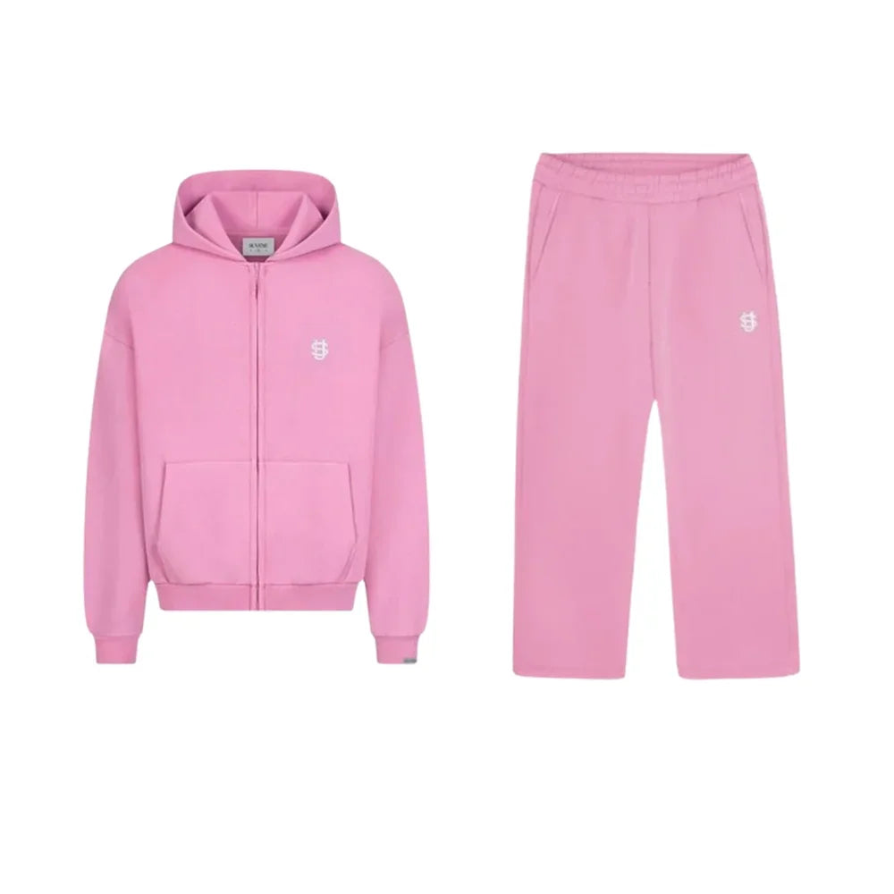 Loose Zipper Hoodie Suit - Mldripanddrop