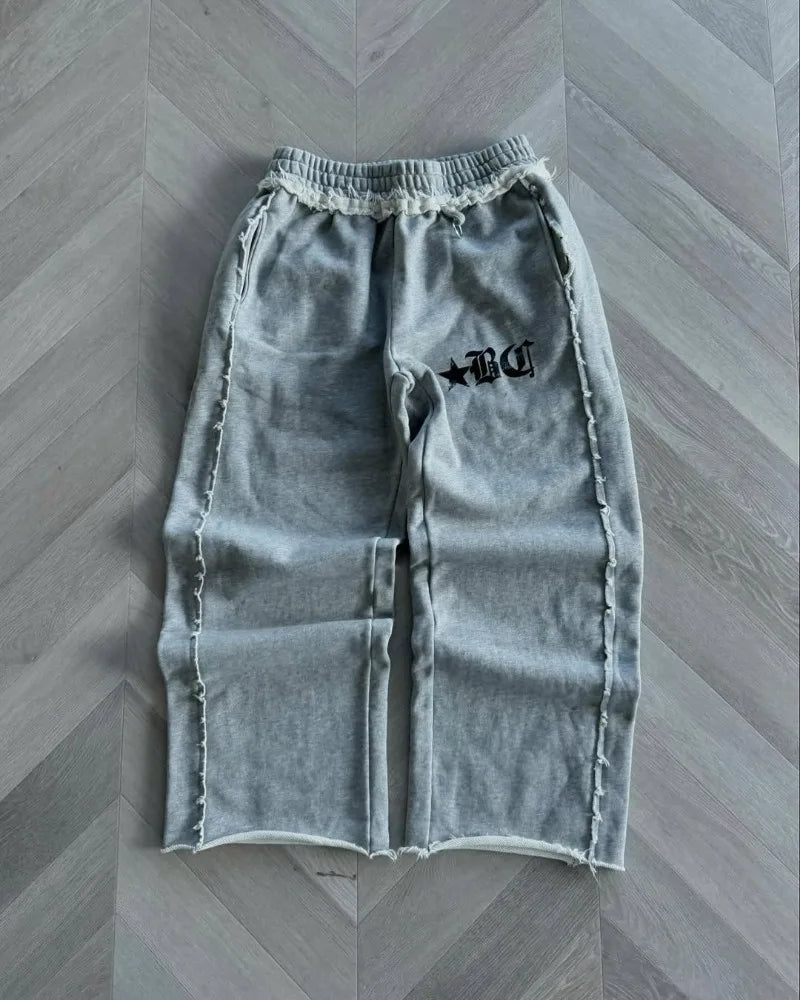 Oversized Sports Wide-leg Pants Women - Mldripanddrop