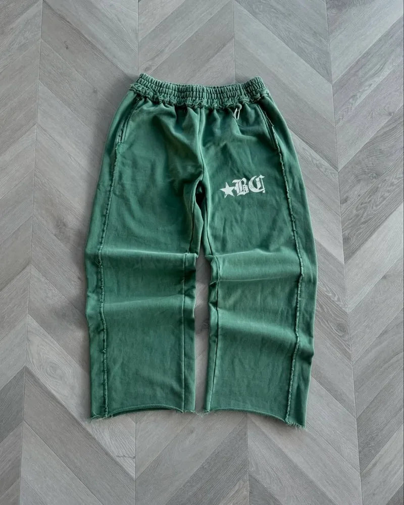 Oversized Sports Wide-leg Pants Women - Mldripanddrop
