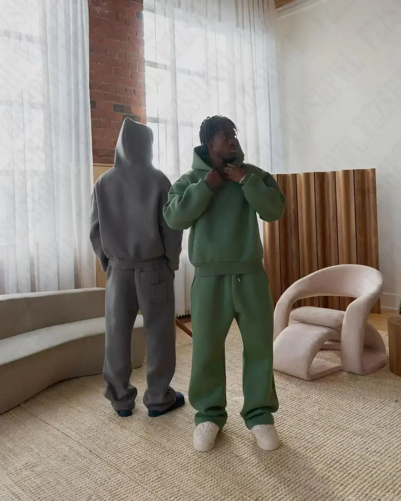 Retro Hoodie & Pants Set
