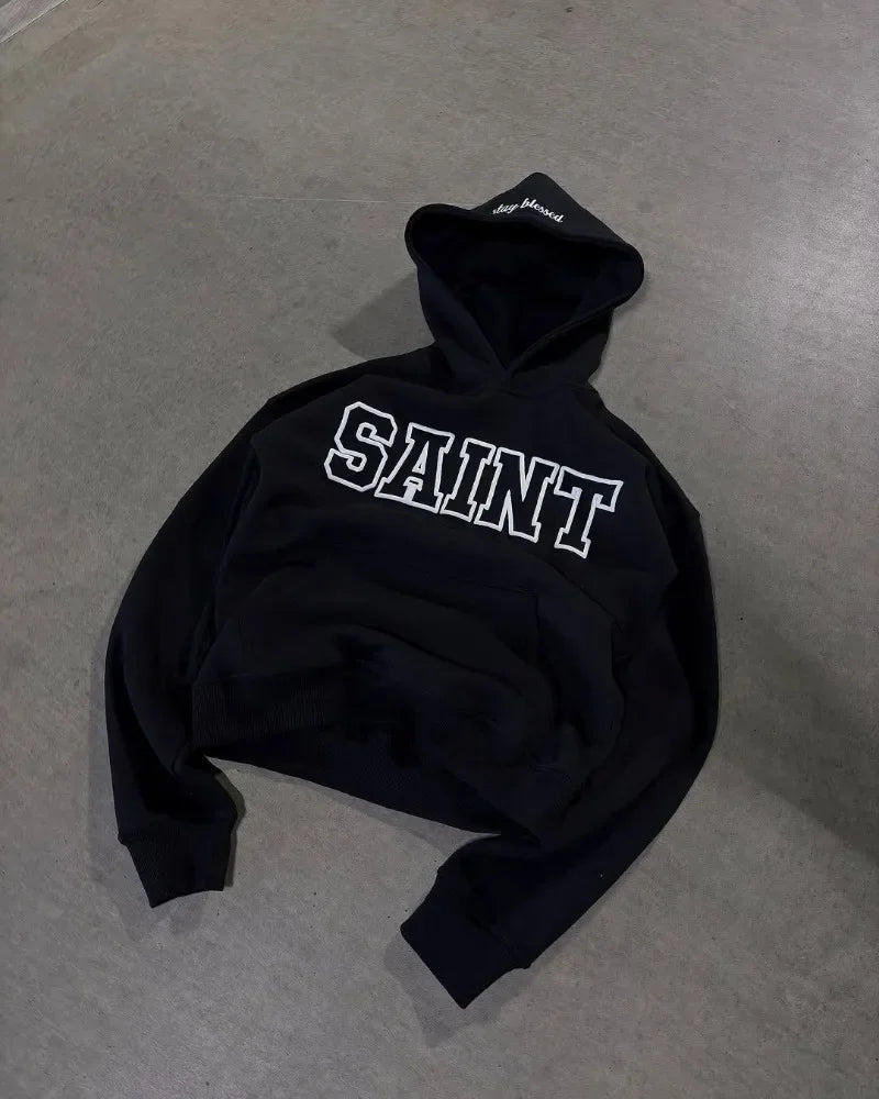Hip-hop Rock Y2k Oversized Zipper Hoodie Suit - Mldripanddrop