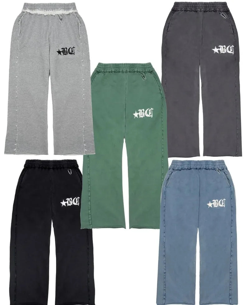 Oversized Sports Wide-leg Pants Women - Mldripanddrop