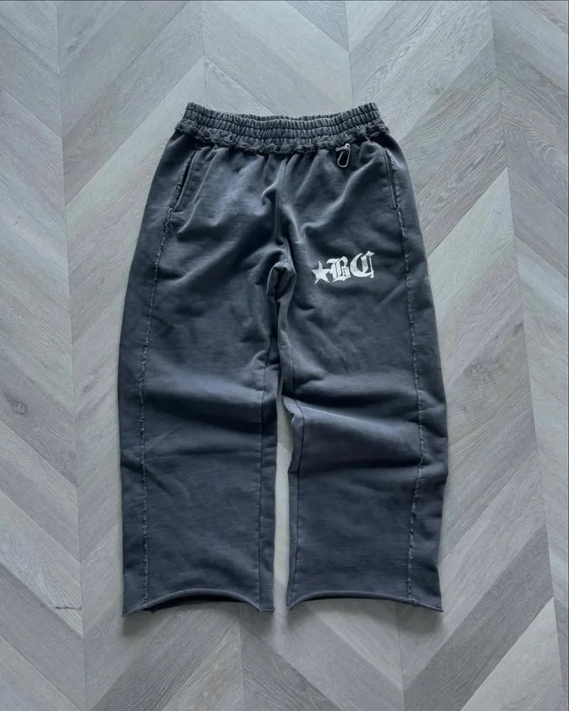 Oversized Sports Wide-leg Pants Women - Mldripanddrop