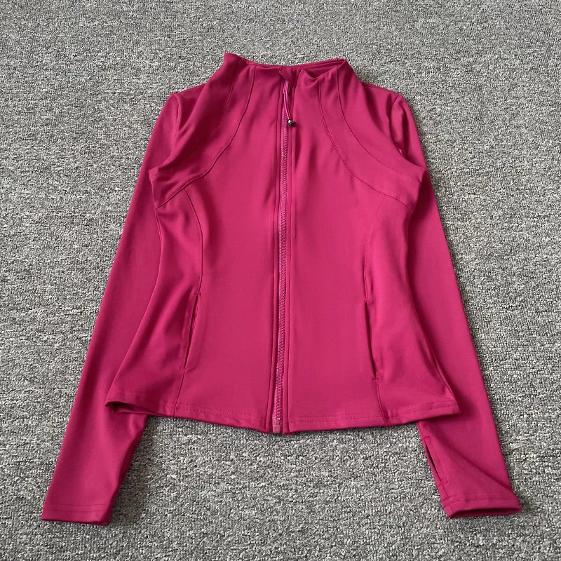 Women Long Sleeve Slim-Fit Zipper - Mldripanddrop