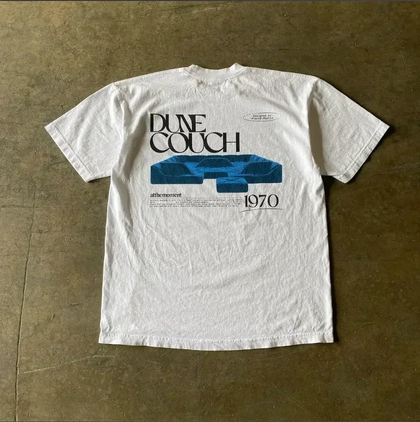 Oversized Letter Printing Loose Short T-shirt - Mldripanddrop