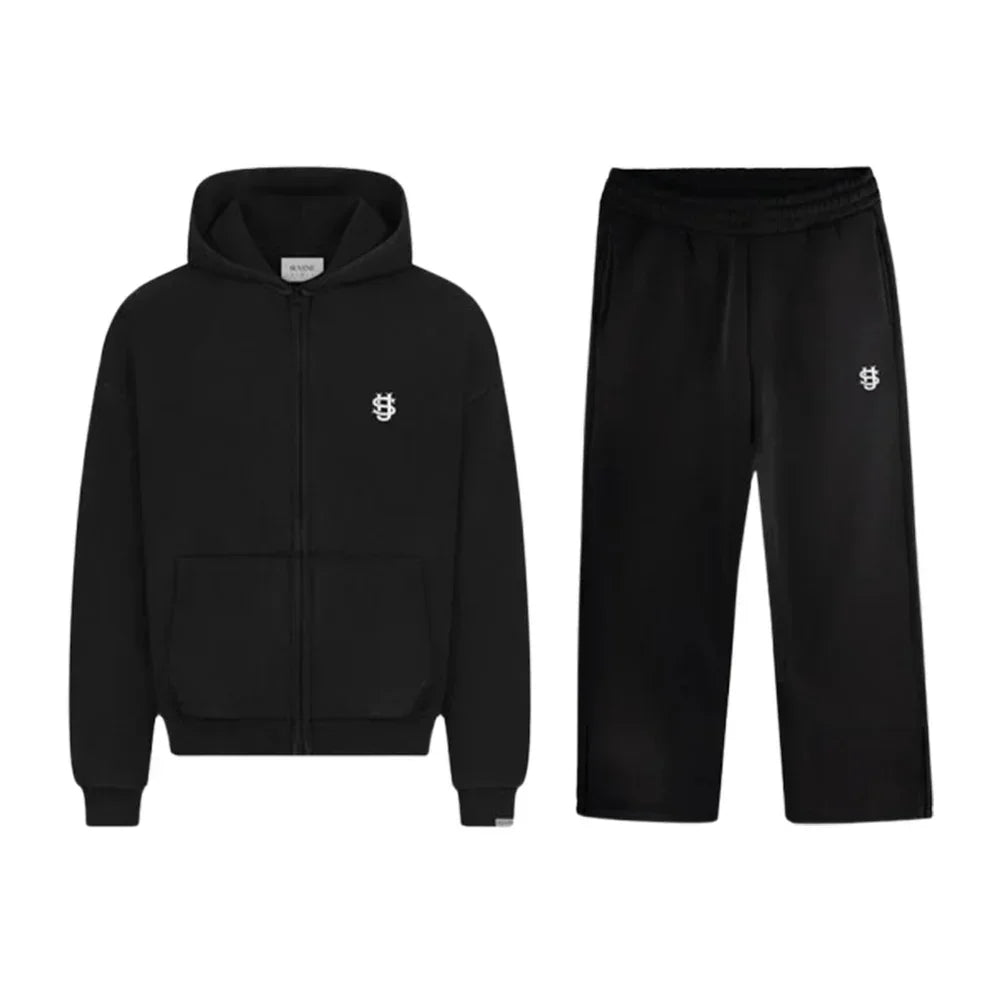 Loose Zipper Hoodie Suit - Mldripanddrop