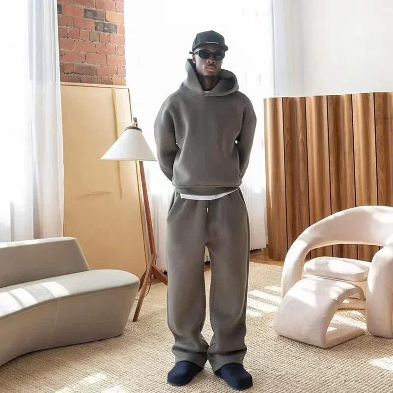 Retro Hoodie & Pants Set