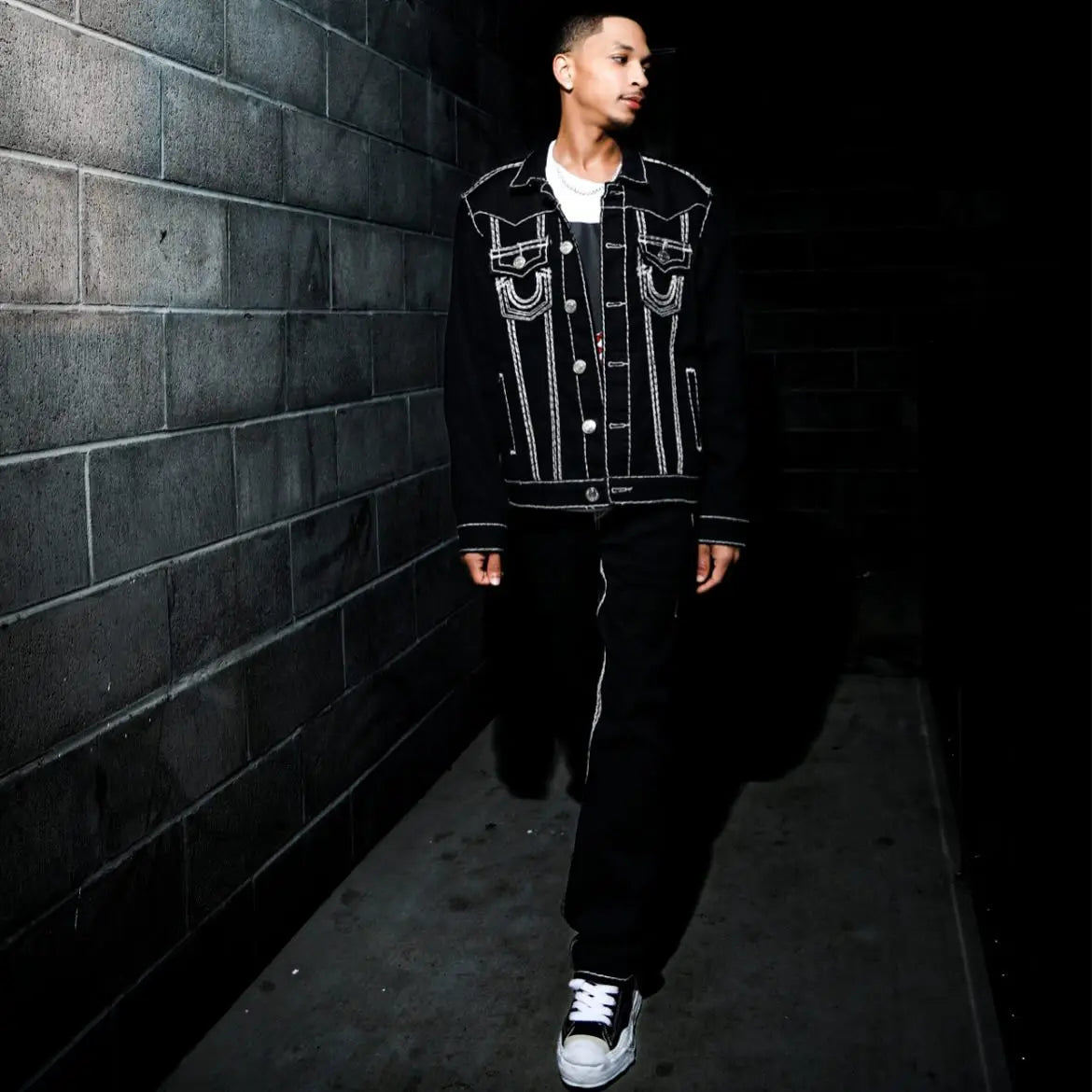 Y2k Denim Jacket Jeans Street Hip hop Retro Clothing Top Two piece set - Mldripanddrop