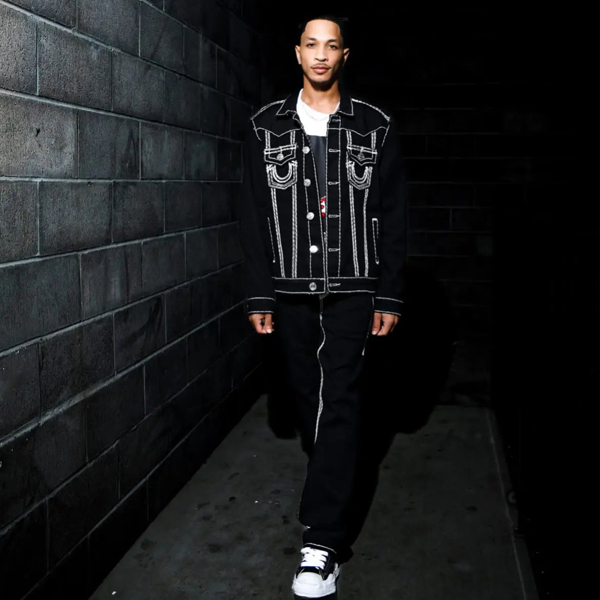 Y2k Denim Jacket Jeans Street Hip hop Retro Clothing Top Two piece set - Mldripanddrop