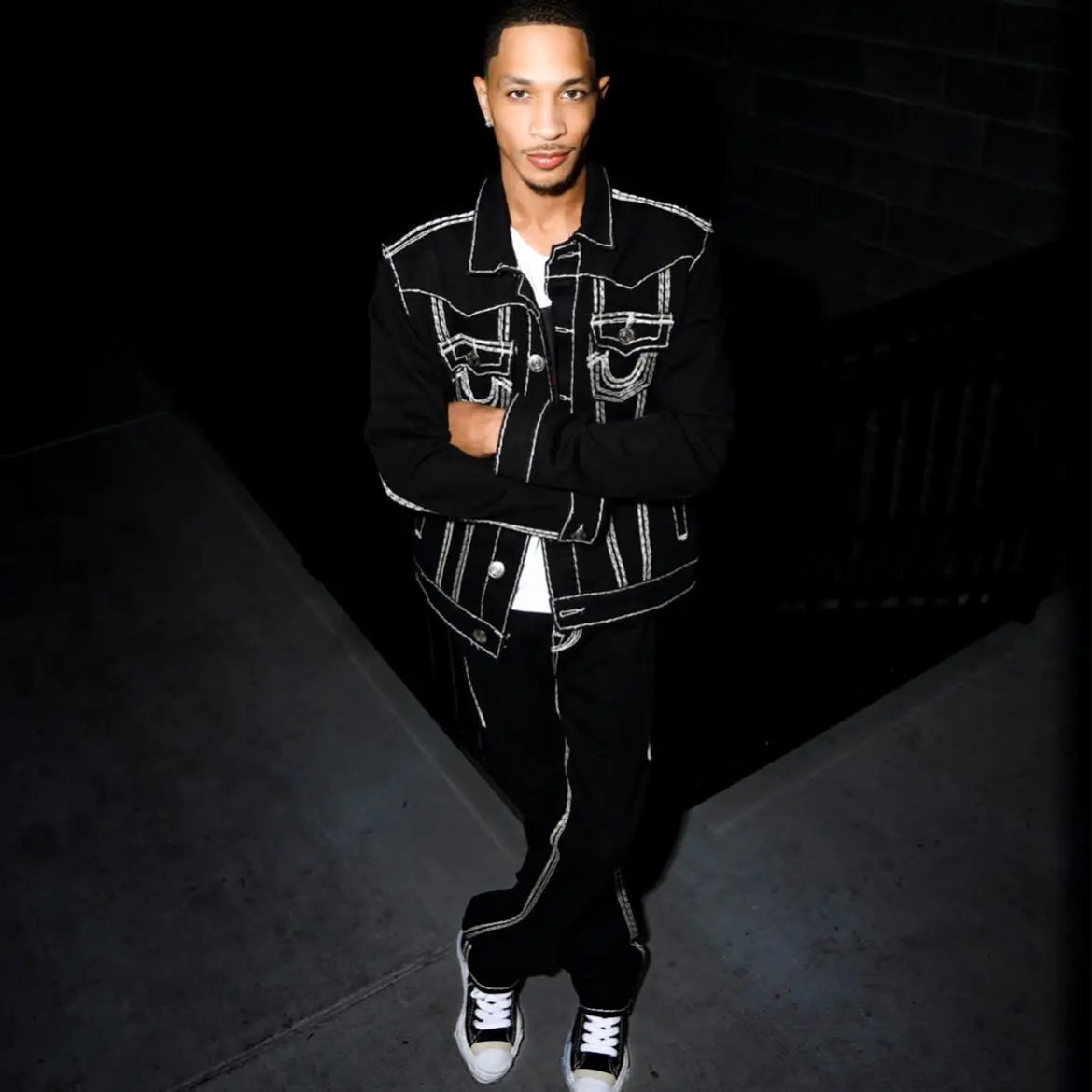 Y2k Denim Jacket Jeans Street Hip hop Retro Clothing Top Two piece set - Mldripanddrop