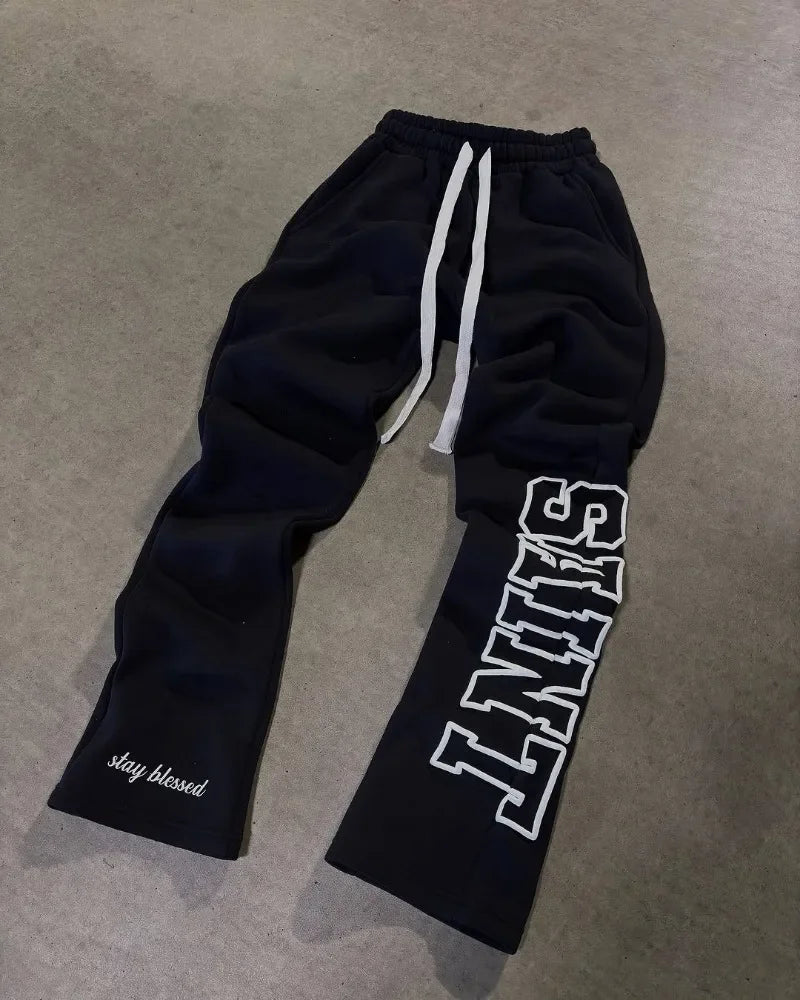 Hip-hop Rock Y2k Oversized Zipper Hoodie Suit - Mldripanddrop