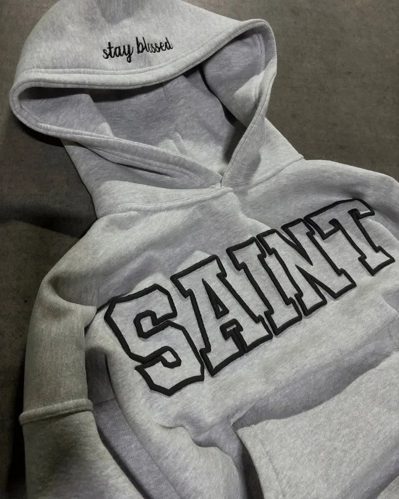 Hip-hop Rock Y2k Oversized Zipper Hoodie Suit - Mldripanddrop