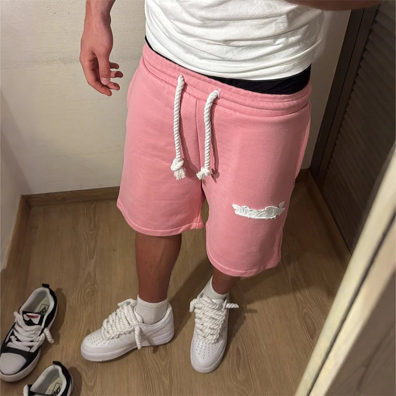 Fashion Solid Color Streetwear Sports Shorts Pant - Mldripanddrop