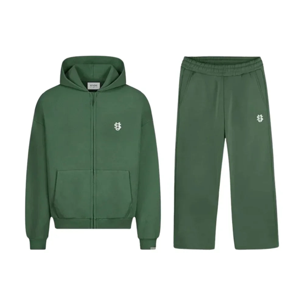 Loose Zipper Hoodie Suit - Mldripanddrop