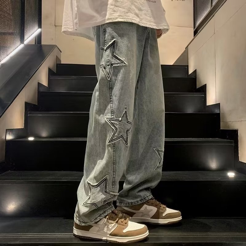 Jeans Wide Leg Loose Trousers - Mldripanddrop