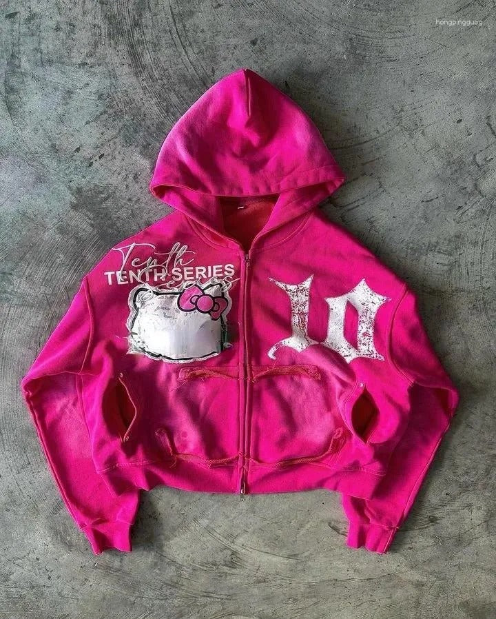Two Piece Set Tracksuits Zip Hoodie - Mldripanddrop