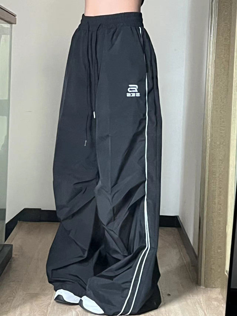 Retro Drape Wide-leg Mopping Men's And Women's Sports Pants - Mldripanddrop