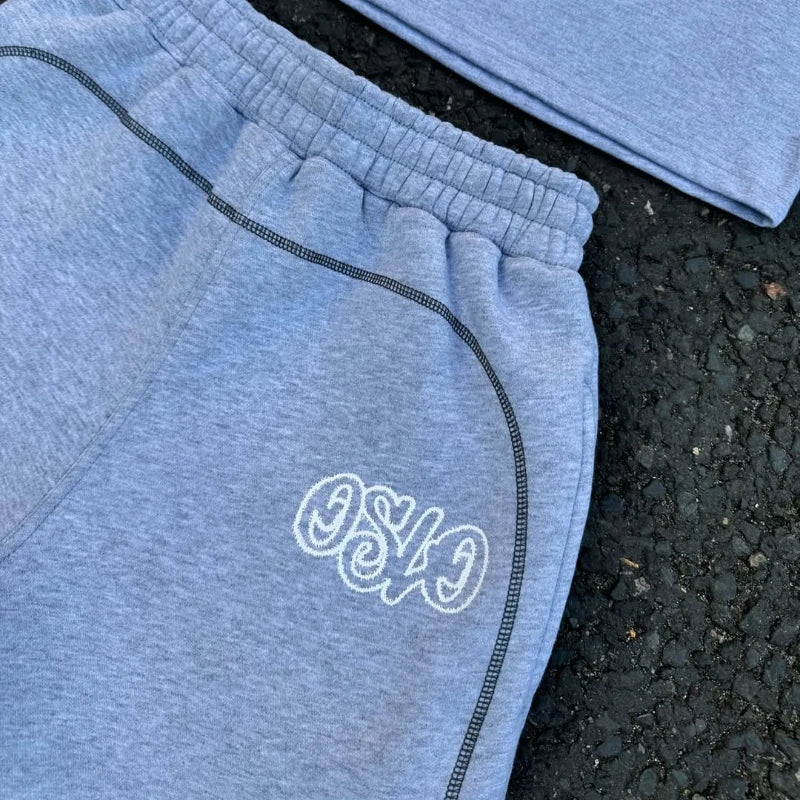 OVERSIZED STREET ROUND NECK SHIRTS & SHORTS SET - Mldripanddrop