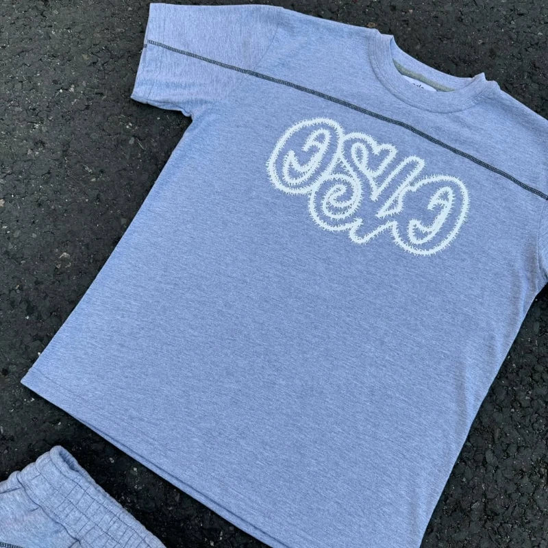 OVERSIZED STREET ROUND NECK SHIRTS & SHORTS SET - Mldripanddrop