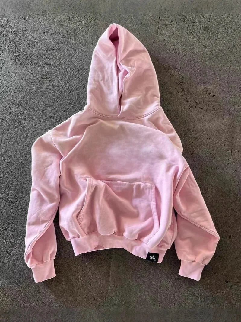 Long Sleeve Letter Hoodie Thickened Sweatshirt Hat Jacket - Mldripanddrop