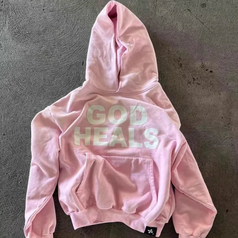 Long Sleeve Letter Hoodie Thickened Sweatshirt Hat Jacket - Mldripanddrop