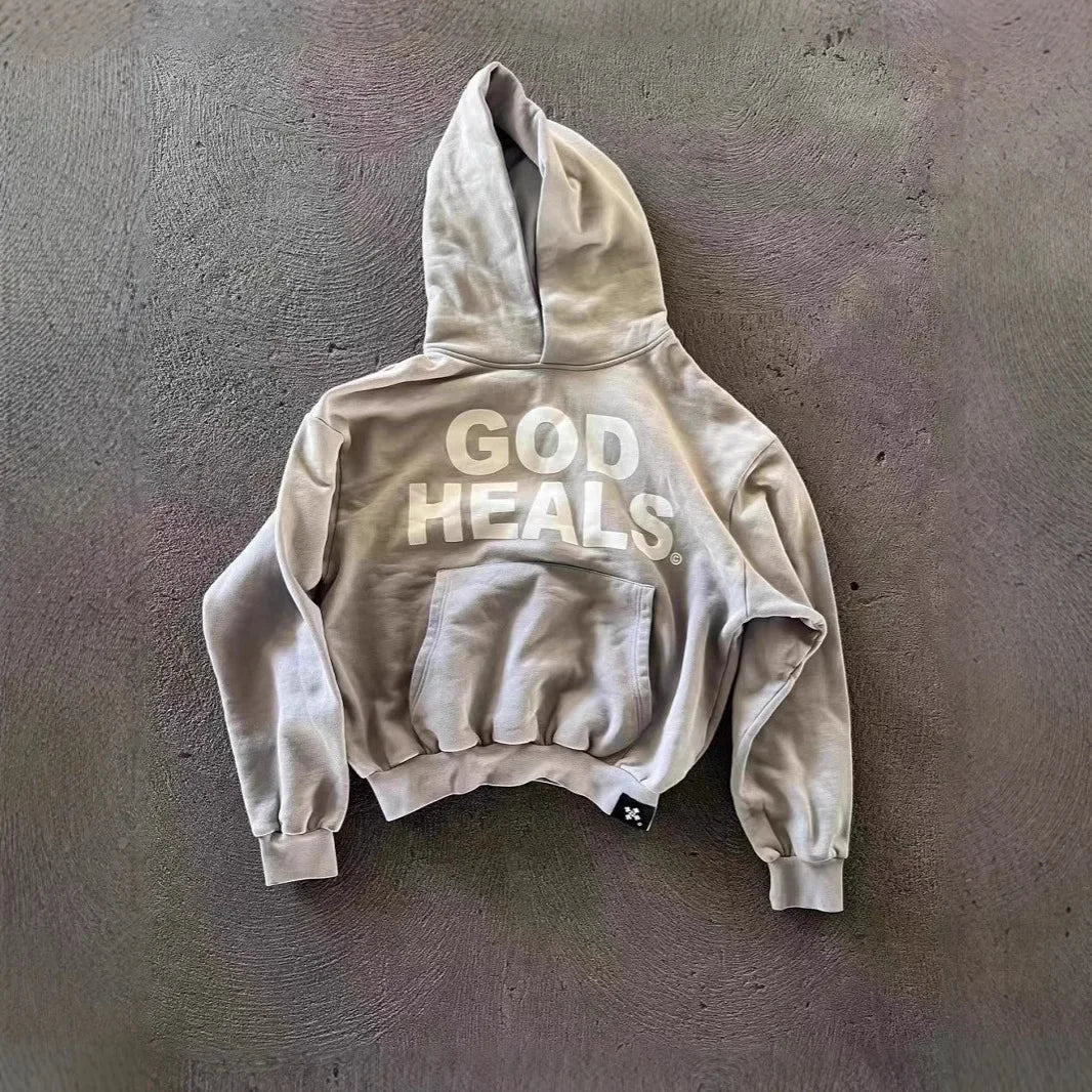 Long Sleeve Letter Hoodie Thickened Sweatshirt Hat Jacket - Mldripanddrop
