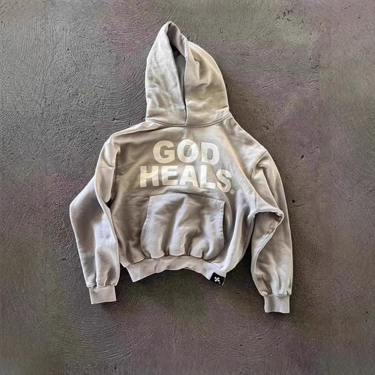 Long Sleeve Letter Hoodie Thickened Sweatshirt Hat Jacket - Mldripanddrop