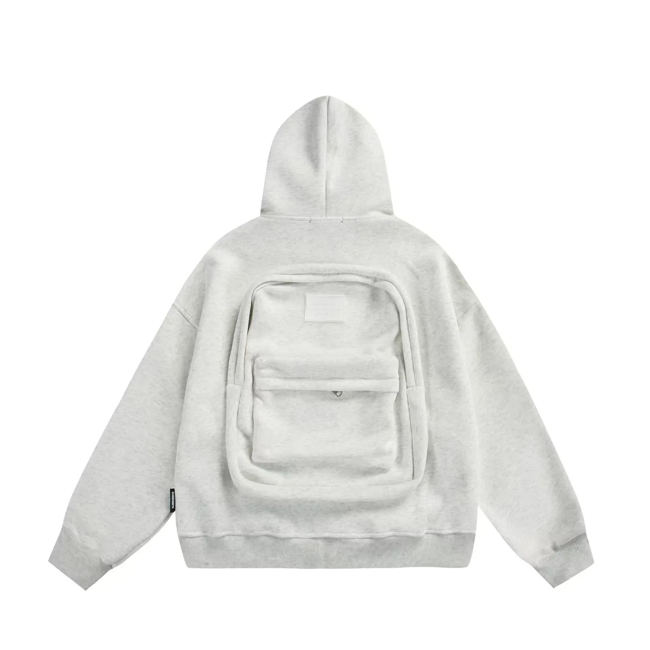 Men's Hoodie Solid Back Small Bag Design Sweatshirt Men Women Trendy Brand Jacket Hooded For Male Coats - Mldripanddrop