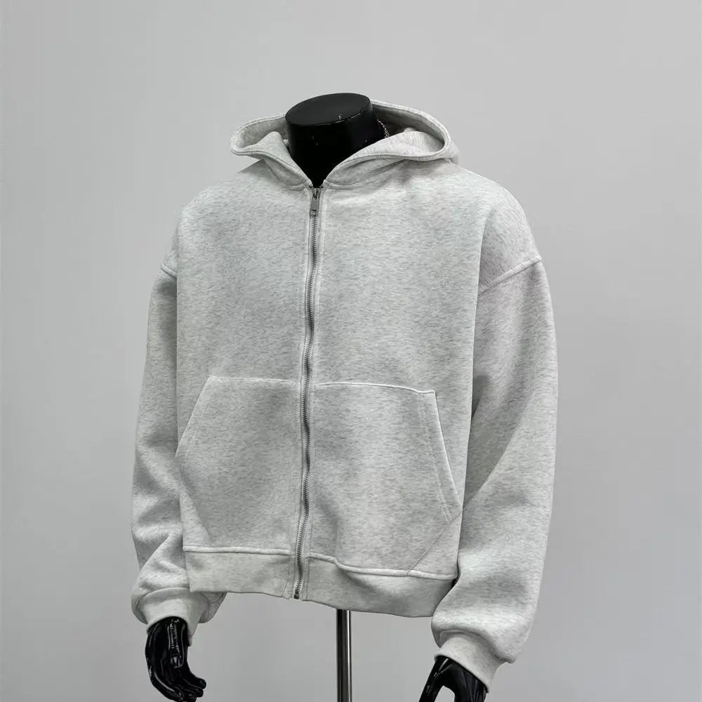 Men's Hoodie Solid Back Small Bag Design Sweatshirt Men Women Trendy Brand Jacket Hooded For Male Coats - Mldripanddrop