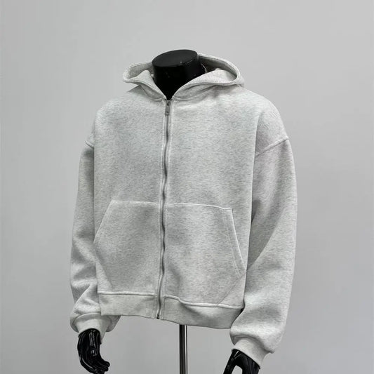 Men's Hoodie Solid Back Small Bag Design Sweatshirt Men Women Trendy Brand Jacket Hooded For Male Coats - Mldripanddrop