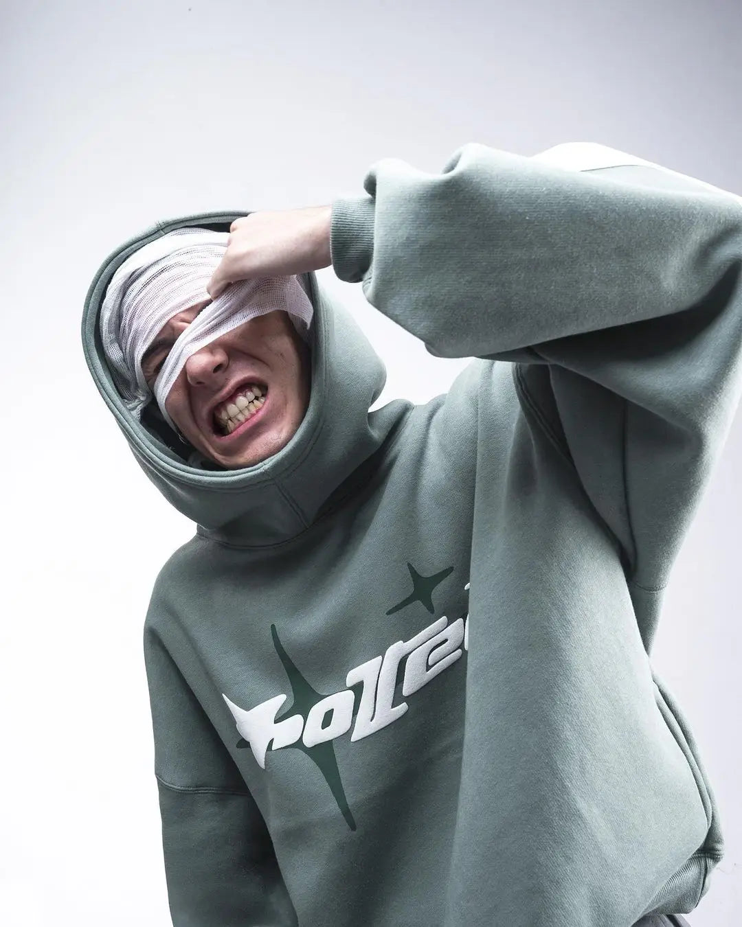 Retro Gothic Men Hoodie Loose and Casual Sweatshirt - Mldripanddrop