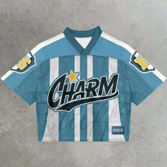 Football T-shirt Short Sleeve Streetwear - Mldripanddrop