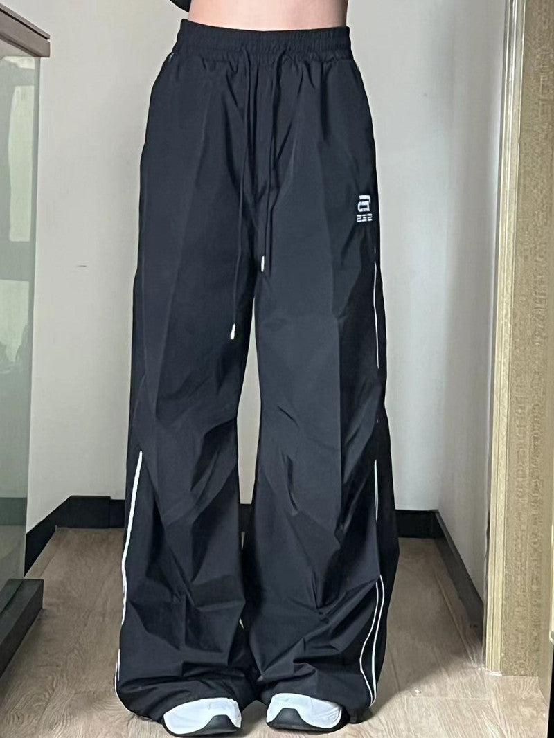 Retro Drape Wide-leg Mopping Men's And Women's Sports Pants - Mldripanddrop